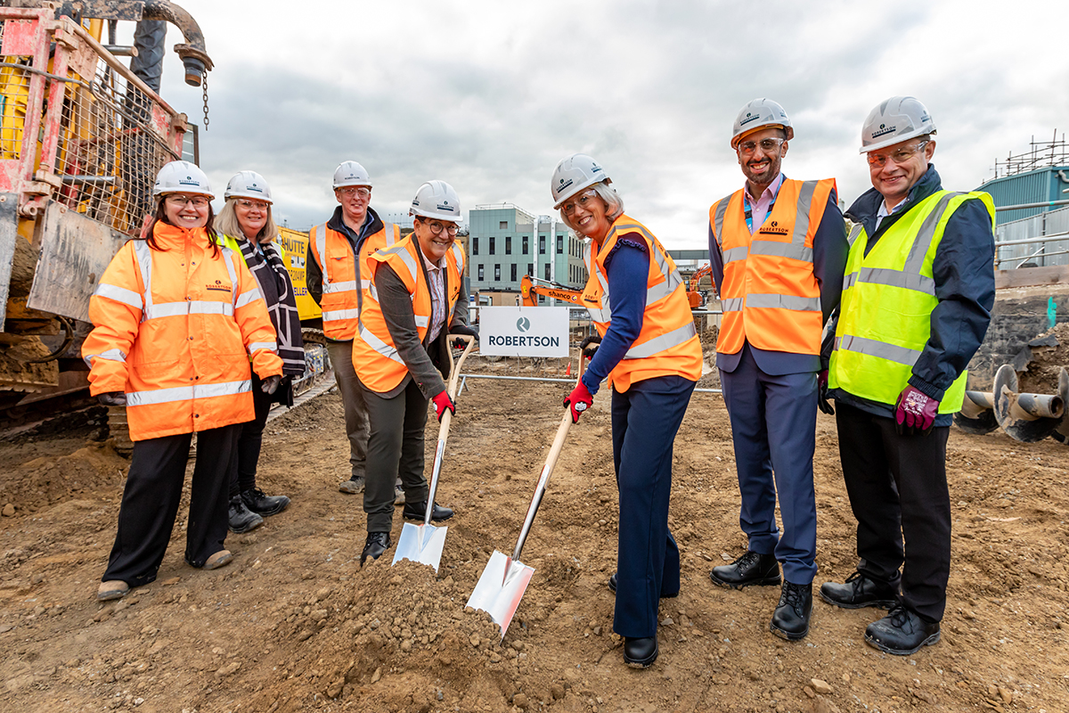 Bradford Royal Infirmary endoscopy unit groundbreaking ceremony