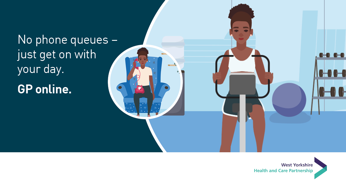 3. No phone queues – just get on with your day. GP online