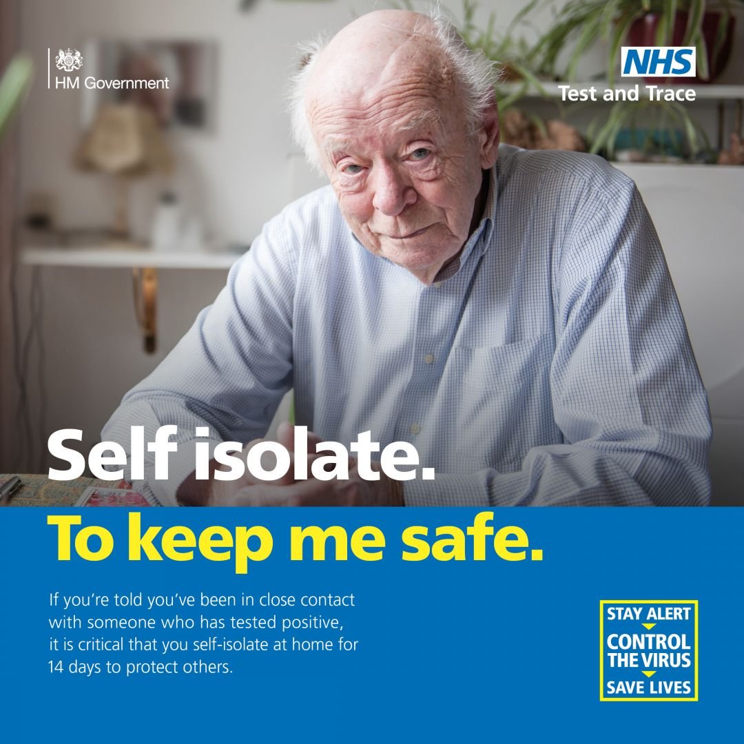 "self isolate to keep me safe"