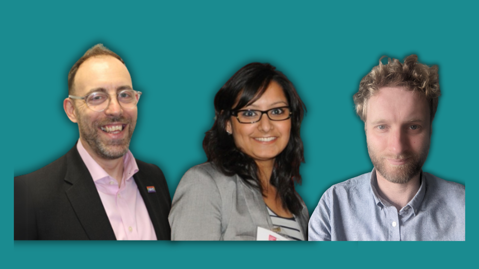 Image of Dr James Thomas, Pam Bhupal and Tim Gill