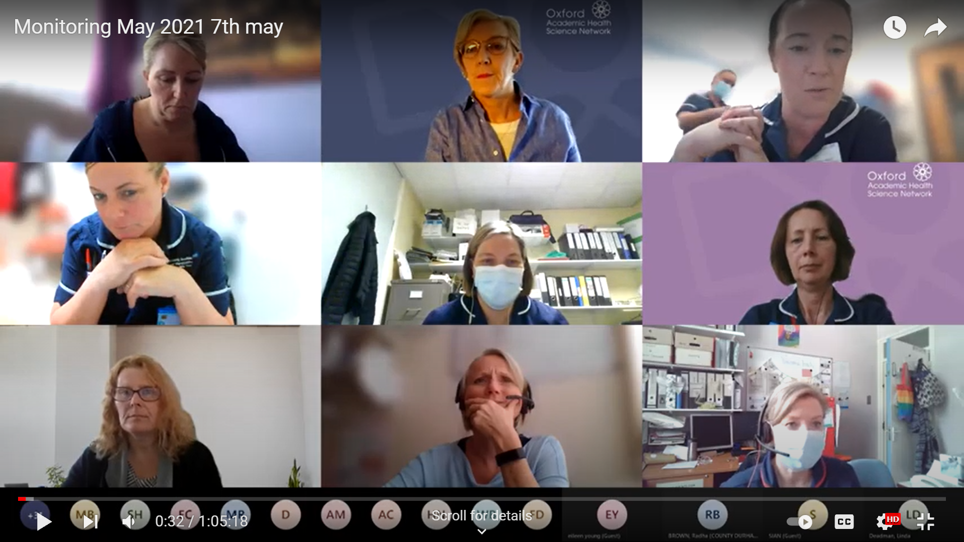 Monitoring May event delegates