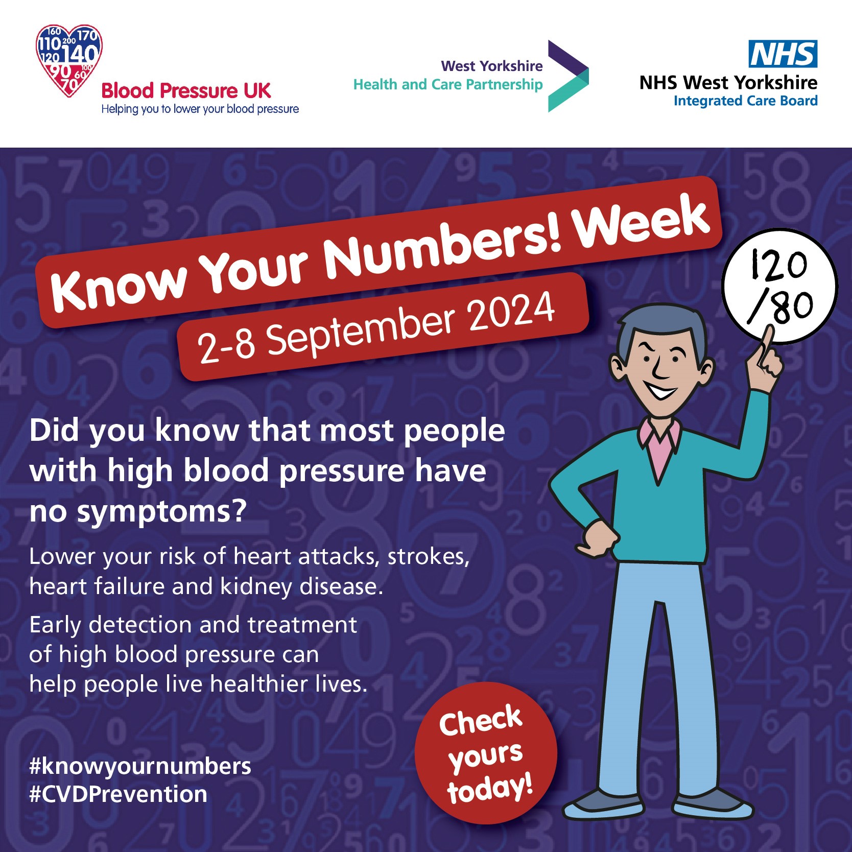 Know Your Numbers Week 2024 promotional poster