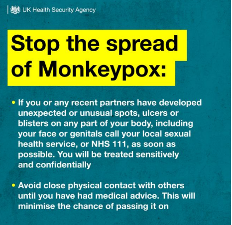 Stop the spread of Monkeypox